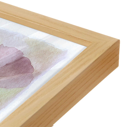 [Color:American Maple], Picture of art in a American Maple frame of the corner