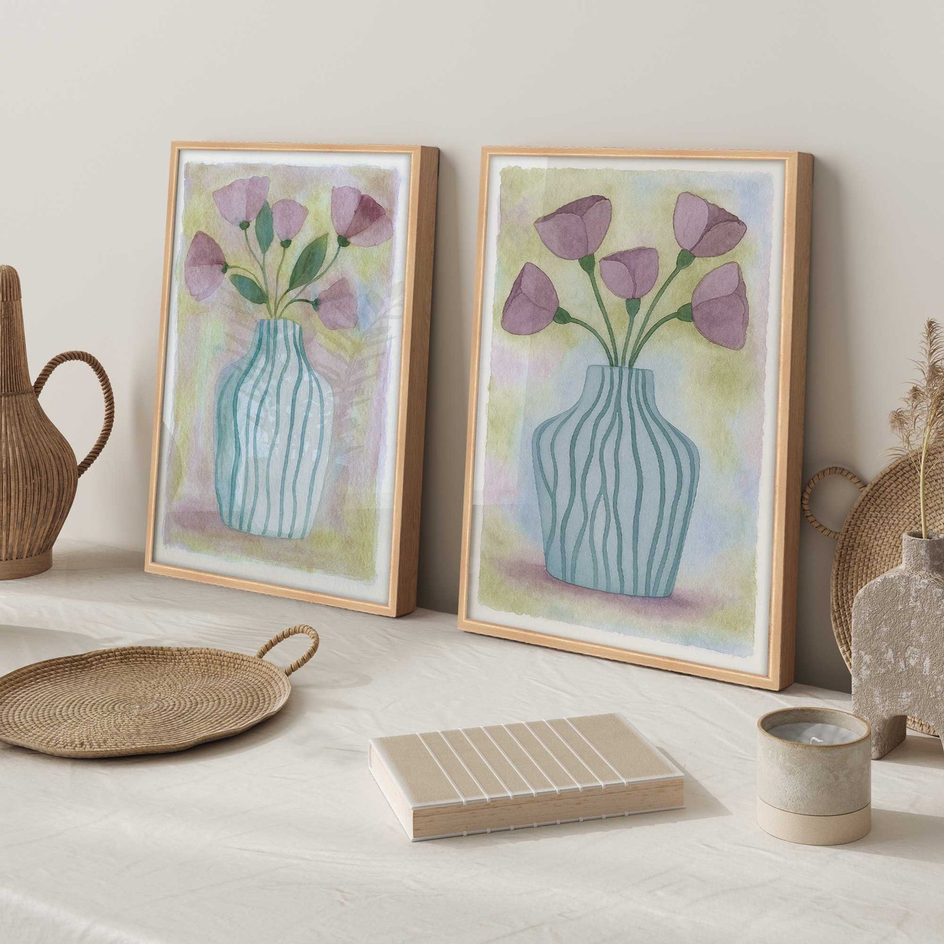 [Color:Walnut], Picture of art in a Walnut frame
