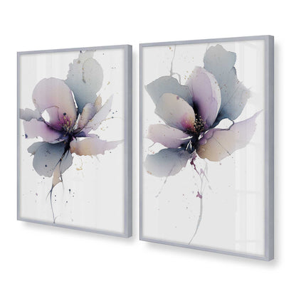 [Color:Polished Chrome], Picture of art in a Polished Chrome frame at an angle