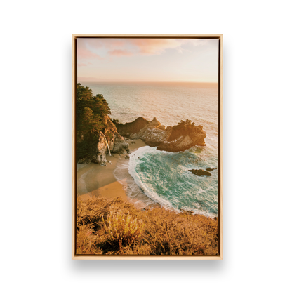 [color:American Maple], Picture of art in a black frame