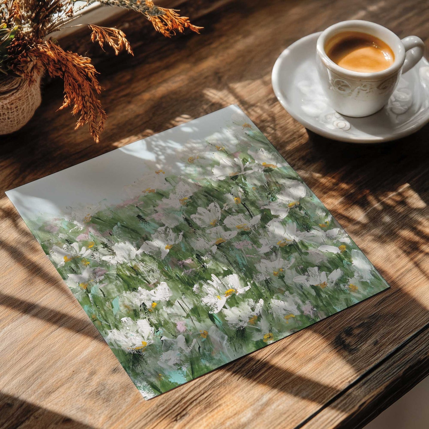 Wild Daisy Field Art Print