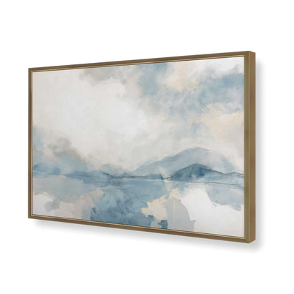 [Color:Brushed Gold], Picture of art in a Brushed Gold frame of the corner