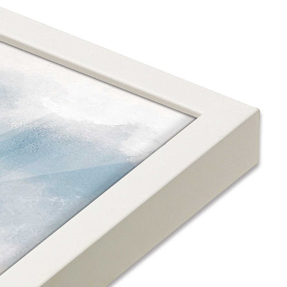 [Color:Opaque White], Picture of art in a Opaque White frame at an angle