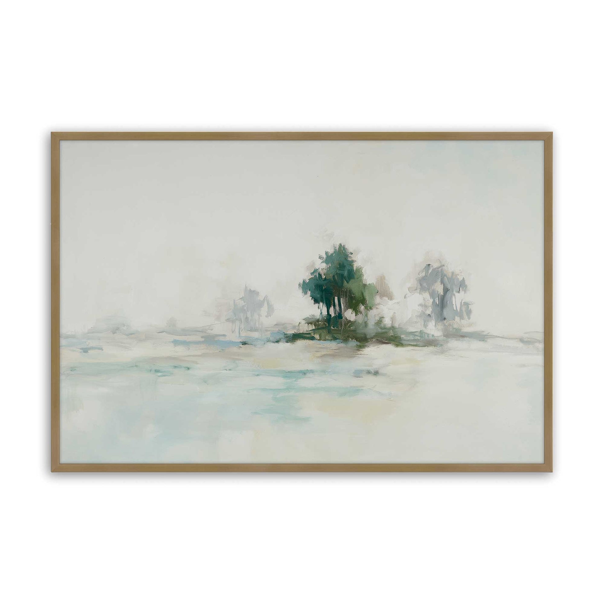 [Color:Brushed Gold], Picture of art in a Brushed Gold frame