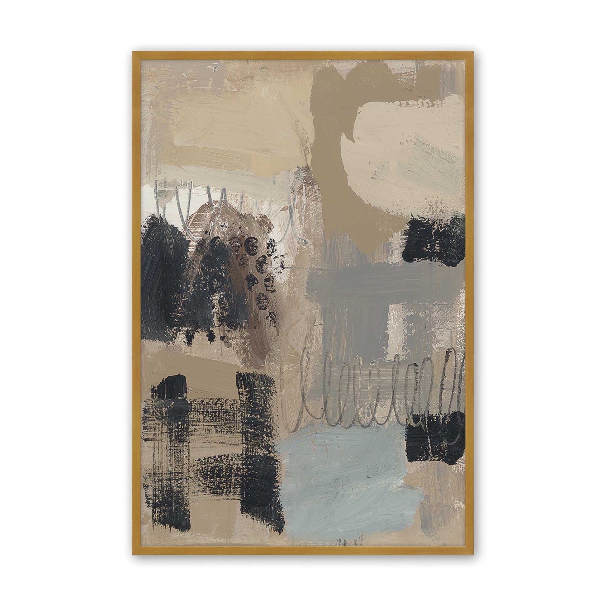 [Color:Polished Gold], Picture of art in a Polished Gold frame