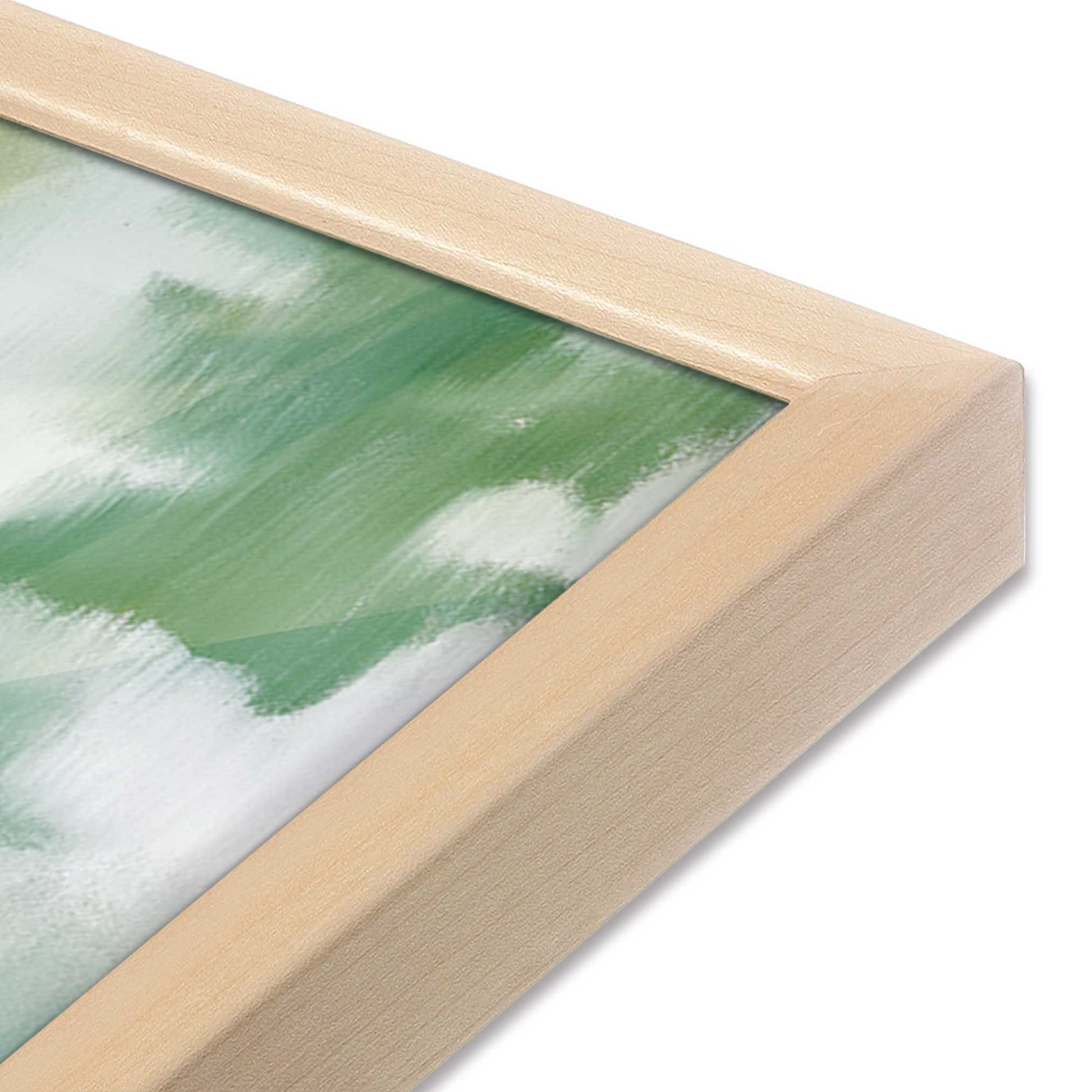 [Color:Raw Maple], Picture of art in a Raw Maple frame of the corner