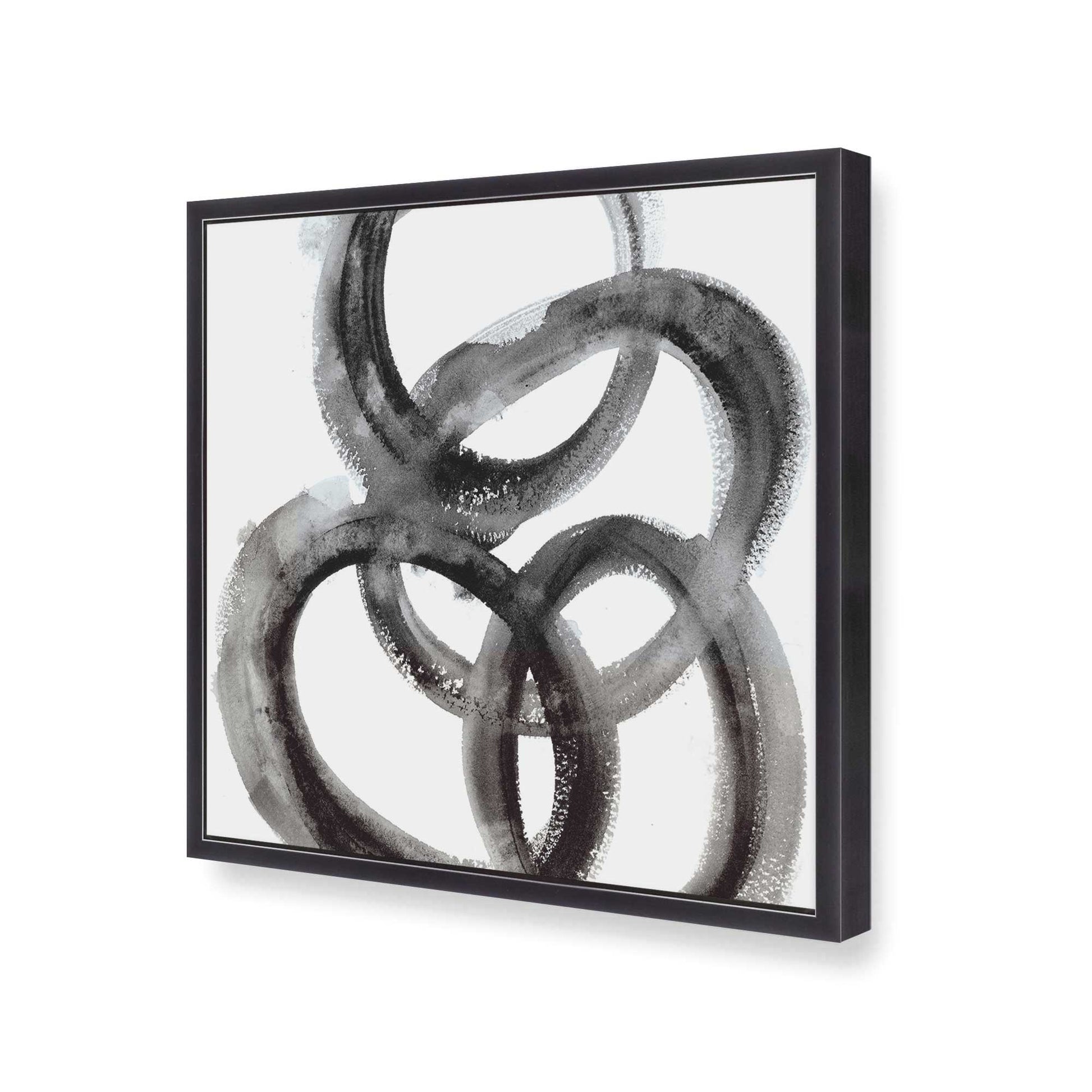 [Color:Weathered Zinc], Picture of art in a Weathered Zinc frame at an angle