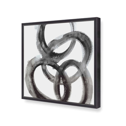 [Color:Weathered Zinc], Picture of art in a Weathered Zinc frame at an angle