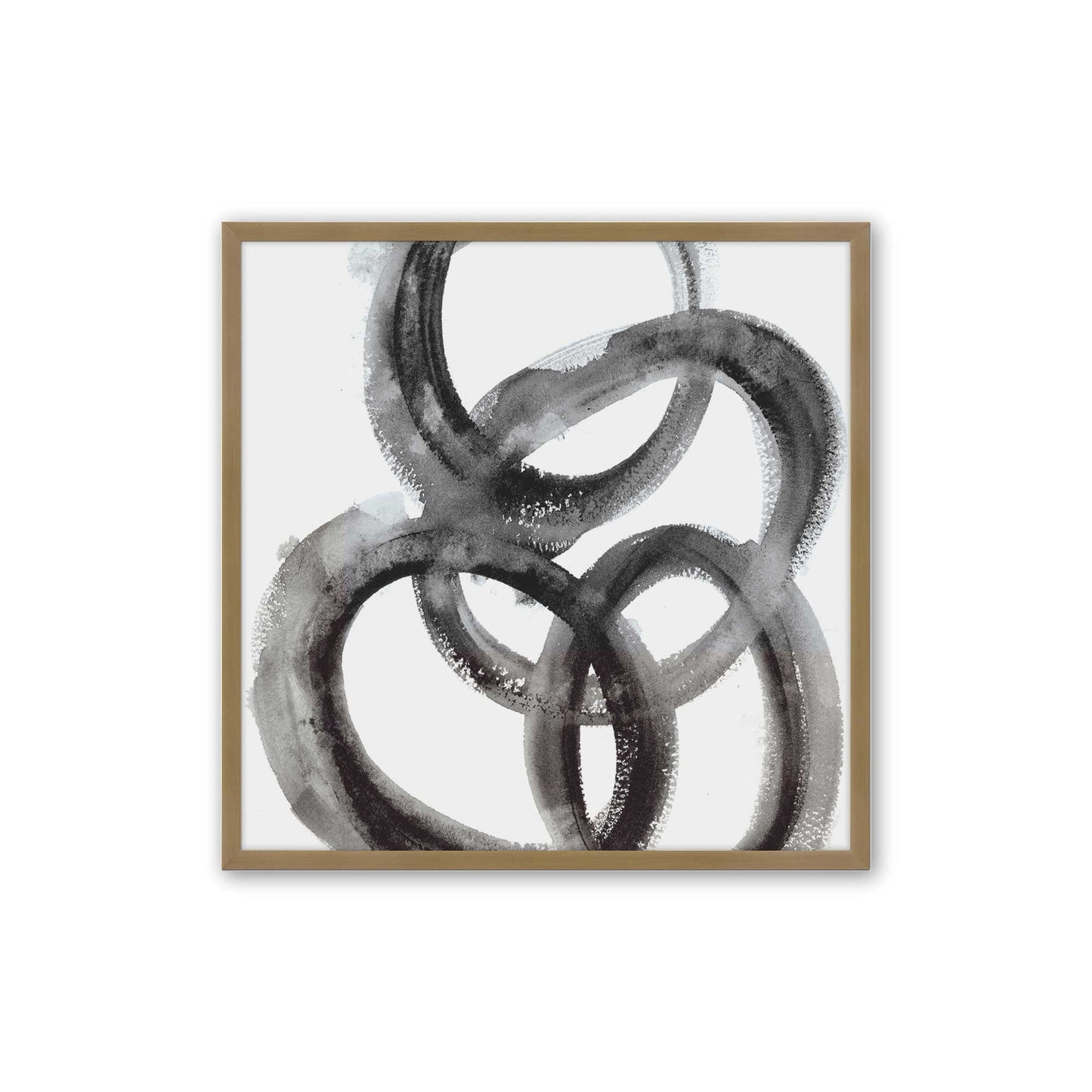 [Color:Brushed Gold], Picture of art in a Brushed Gold frame