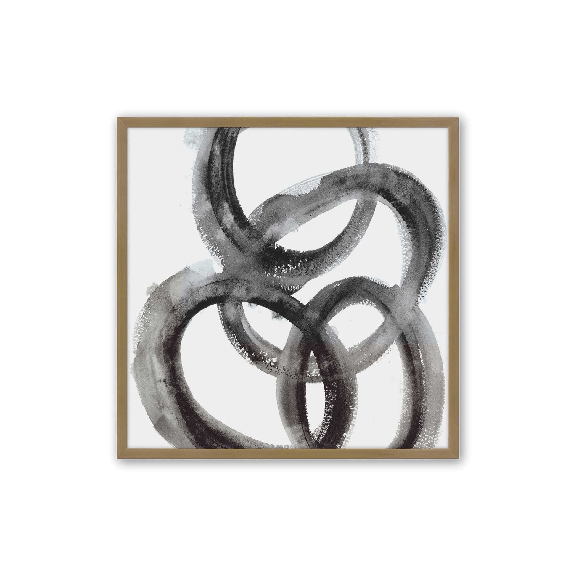 [Color:Brushed Gold], Picture of art in a Brushed Gold frame