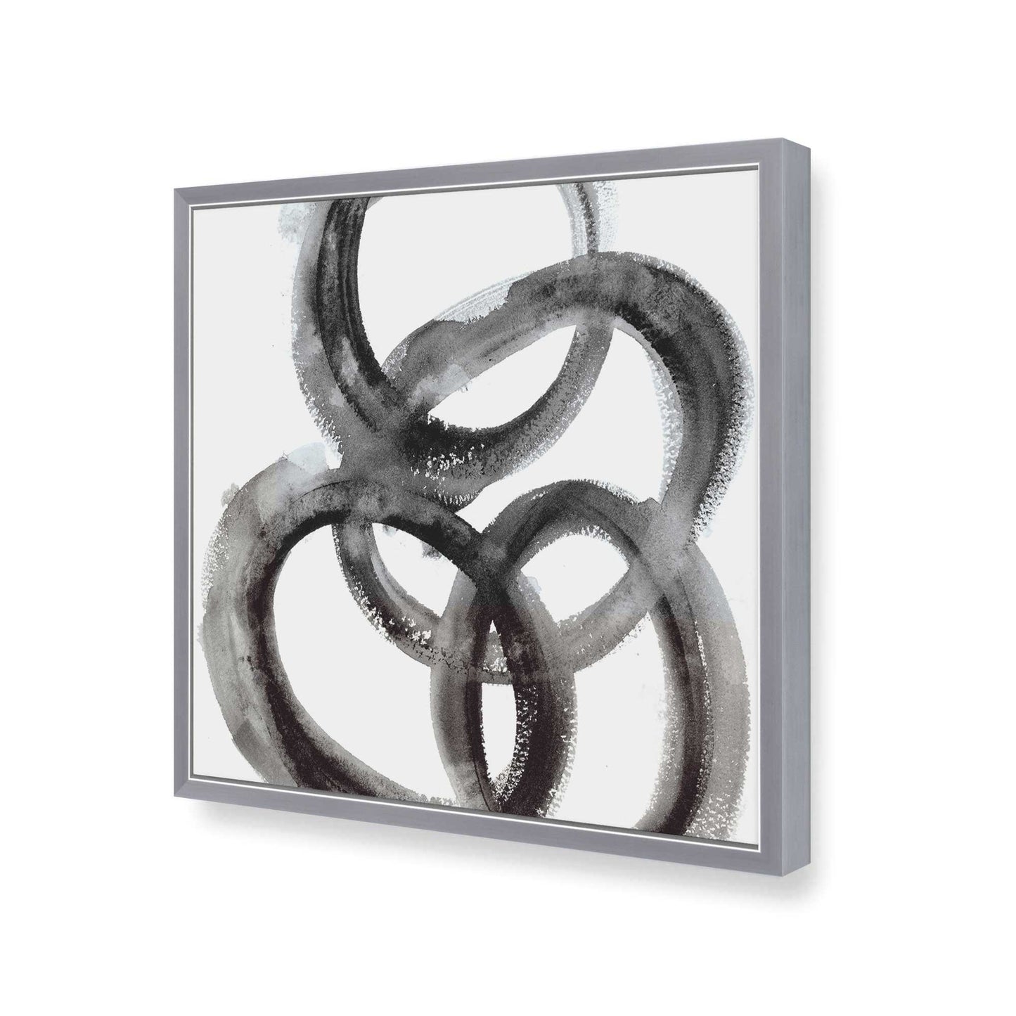 [Color:Polished Chrome], Picture of art in a Polished Chrome frame at an angle