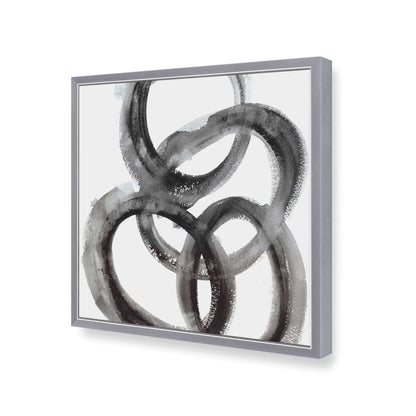[Color:Polished Chrome], Picture of art in a Polished Chrome frame at an angle