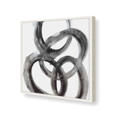 [Color:Opaque White], Picture of art in a Opaque White frame at an angle