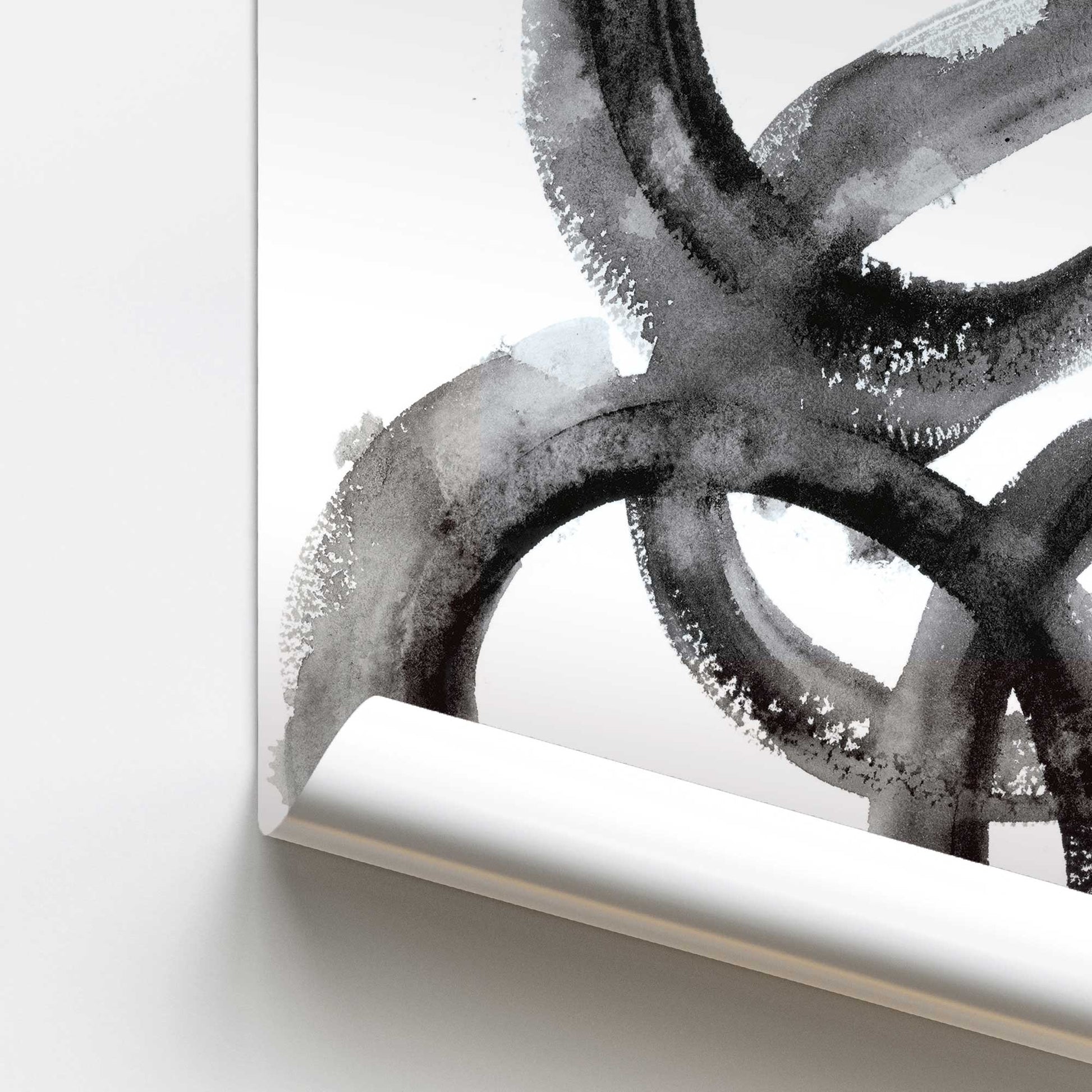 [color:Rolled Print], Picture of close up of art