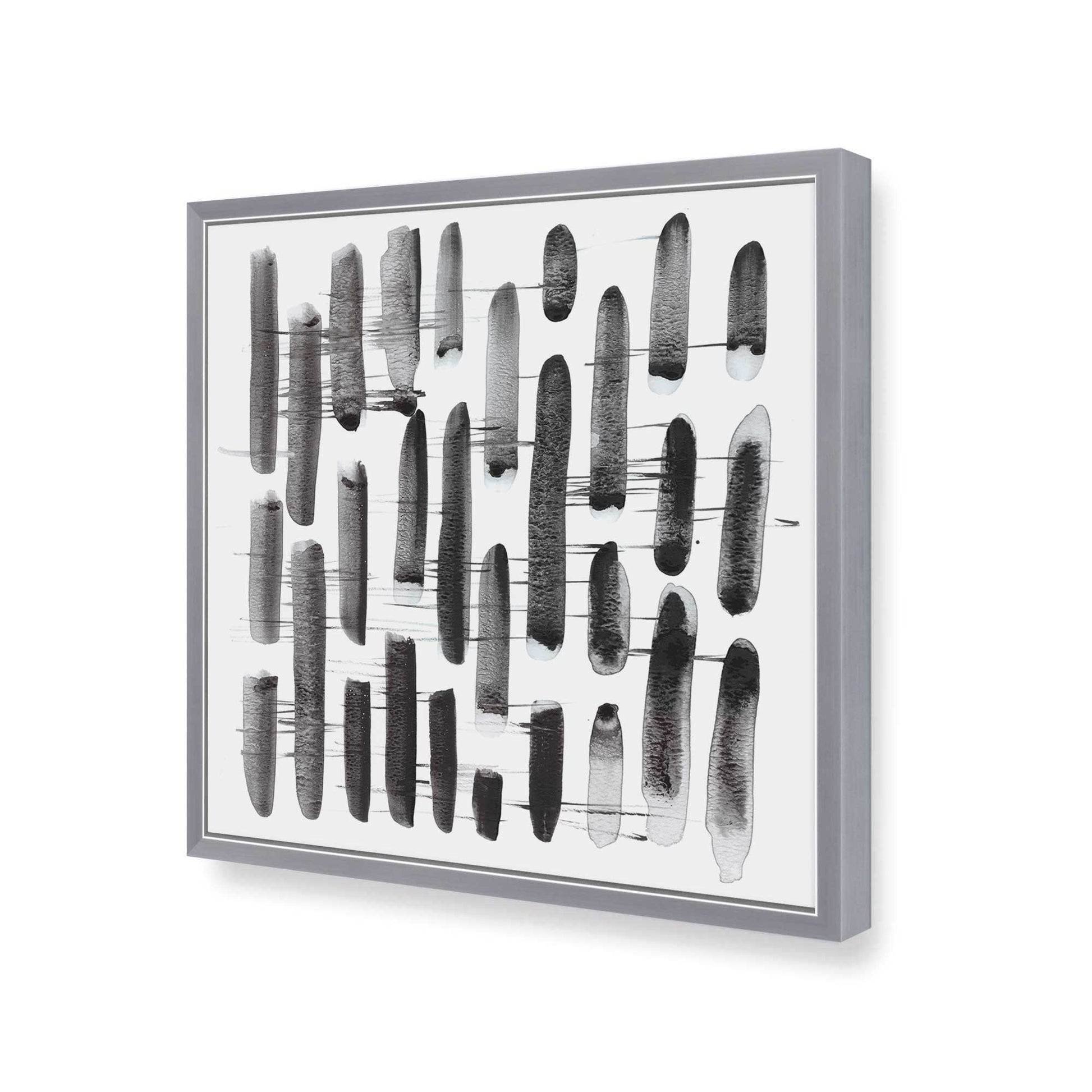 [Color:Polished Chrome], Picture of art in a Polished Chrome frame at an angle