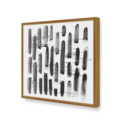 [Color:Polished Gold], Picture of art in a Polished Gold frame at an angle