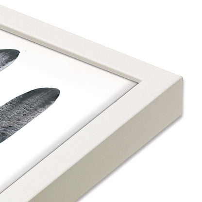 [Color:Opaque White], Picture of art in a Opaque White frame of the corner