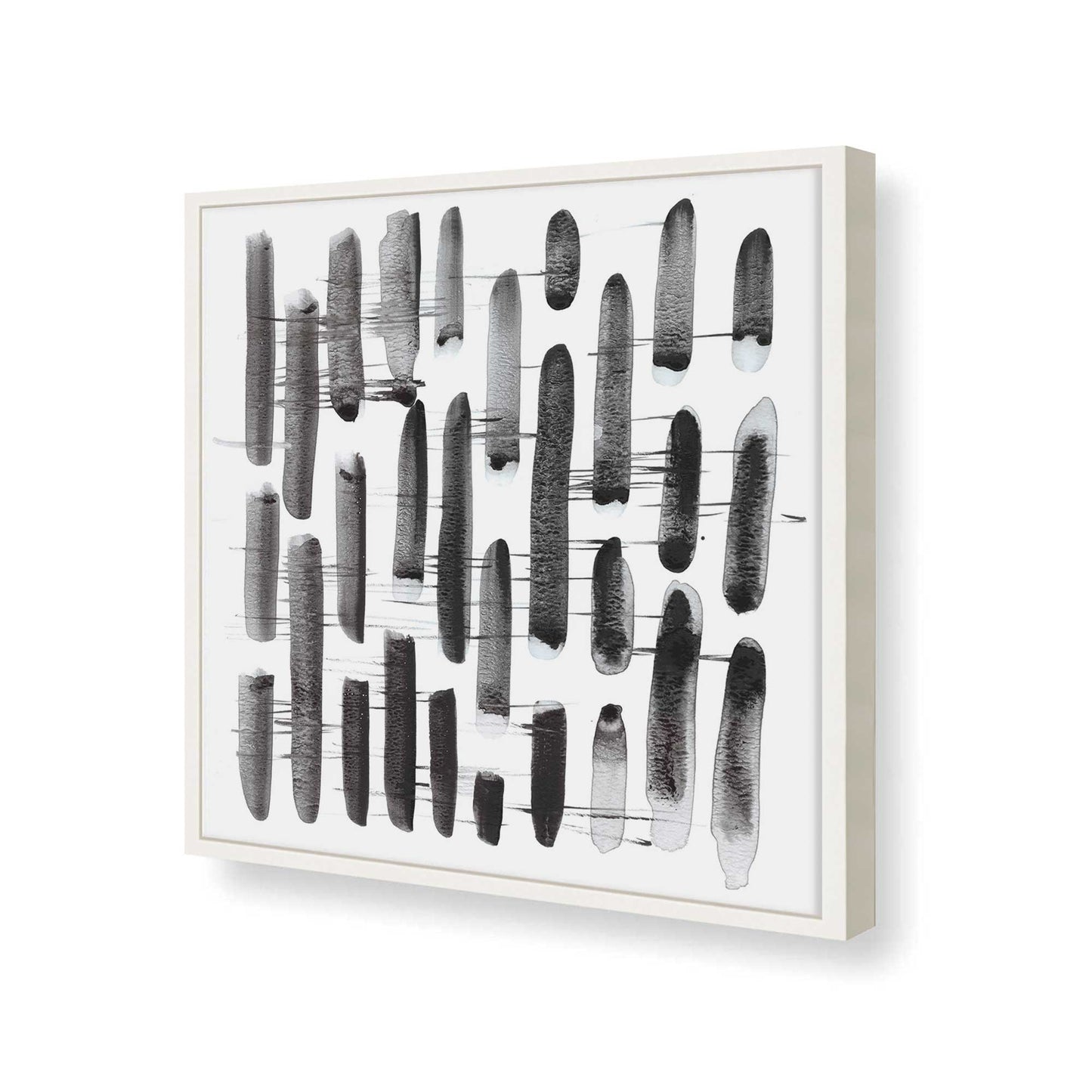 [Color:Opaque White], Picture of art in a Opaque White frame at an angle