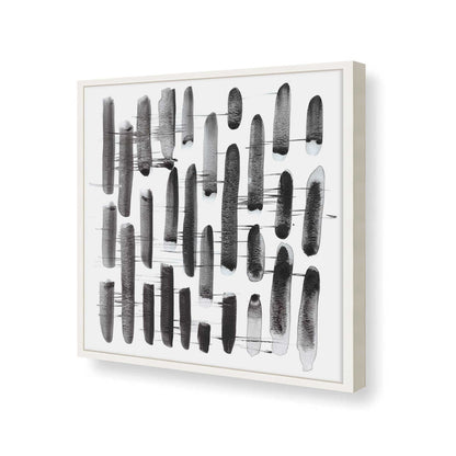 [Color:Opaque White], Picture of art in a Opaque White frame at an angle