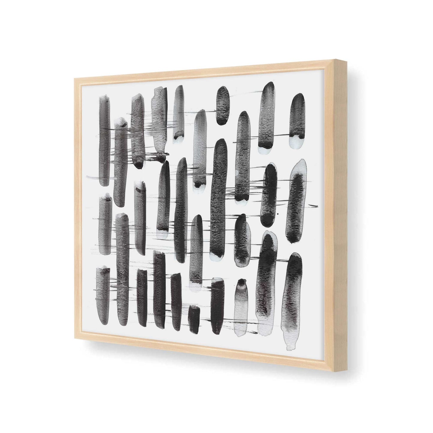 [Color:Raw Maple], Picture of art in a Raw Maple frame at an angle
