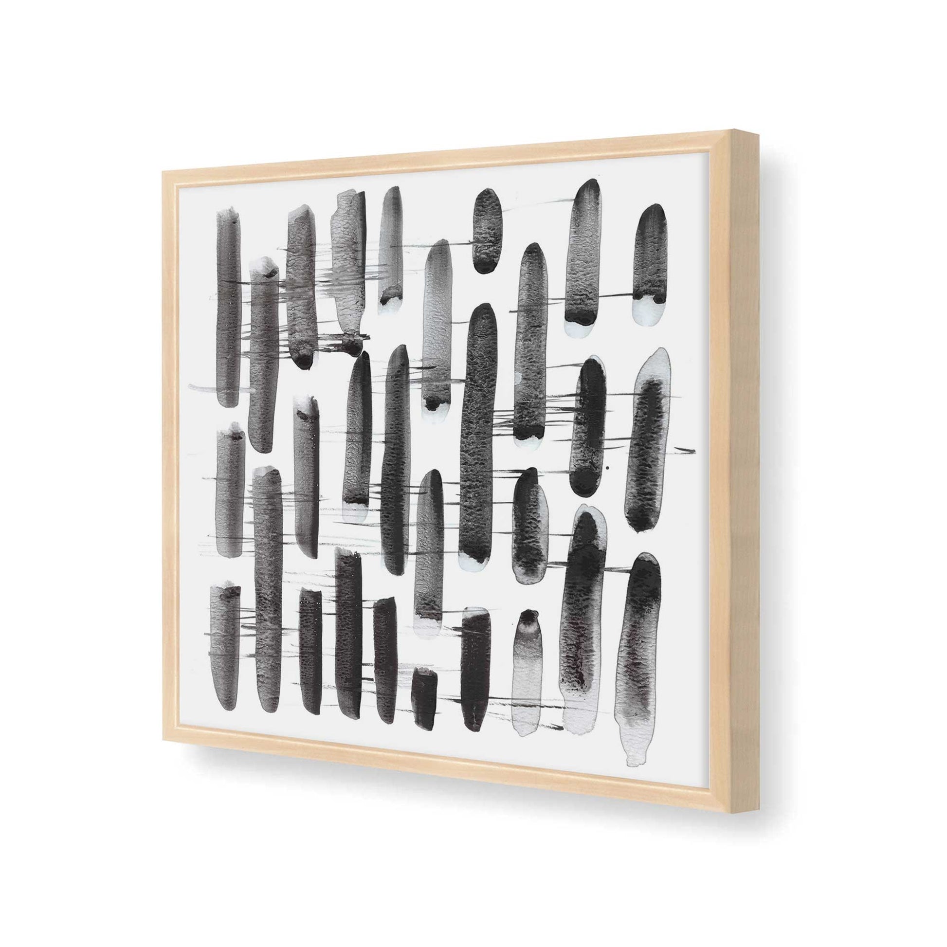 [Color:Raw Maple], Picture of art in a Raw Maple frame at an angle