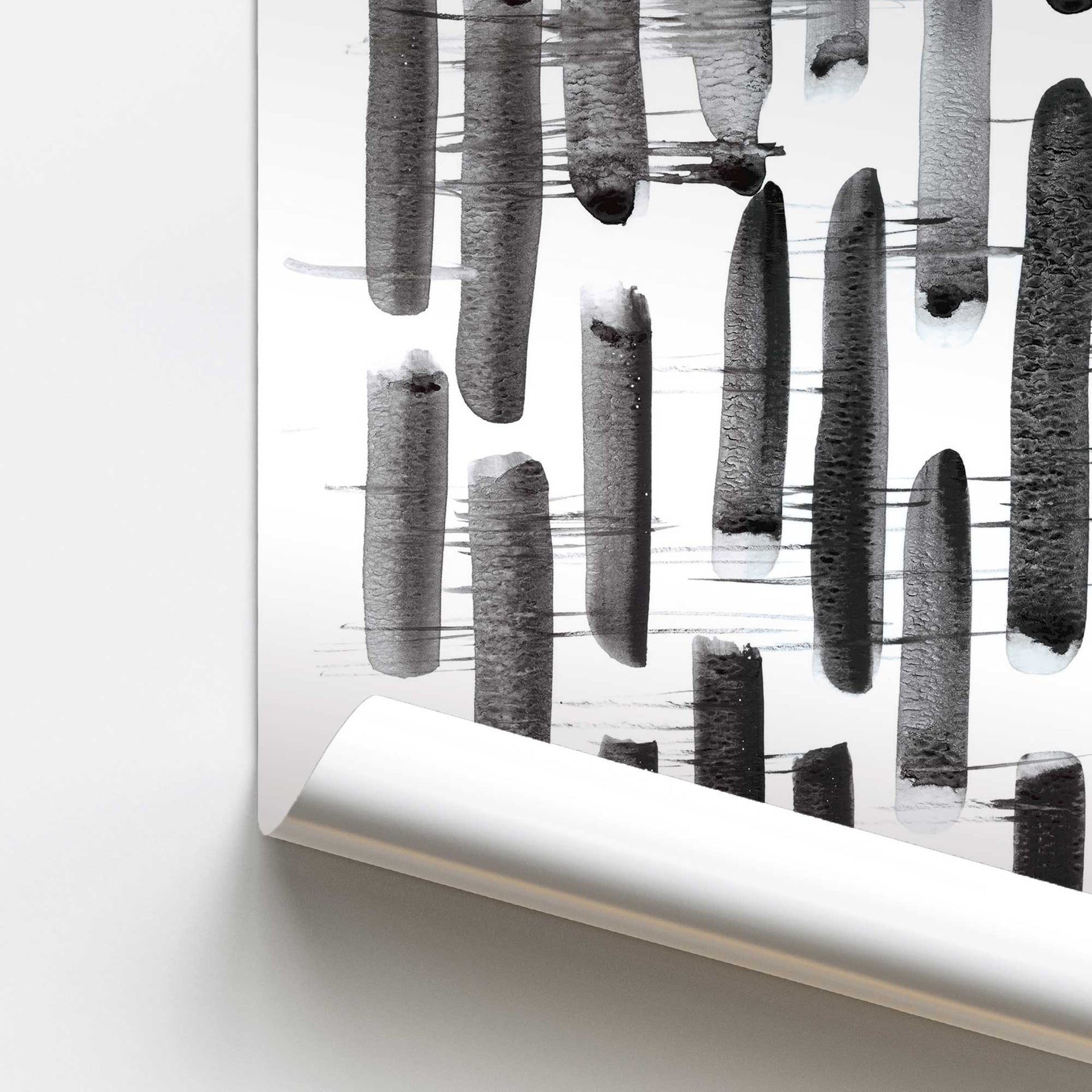 [color:Rolled Print], Picture of close up of art