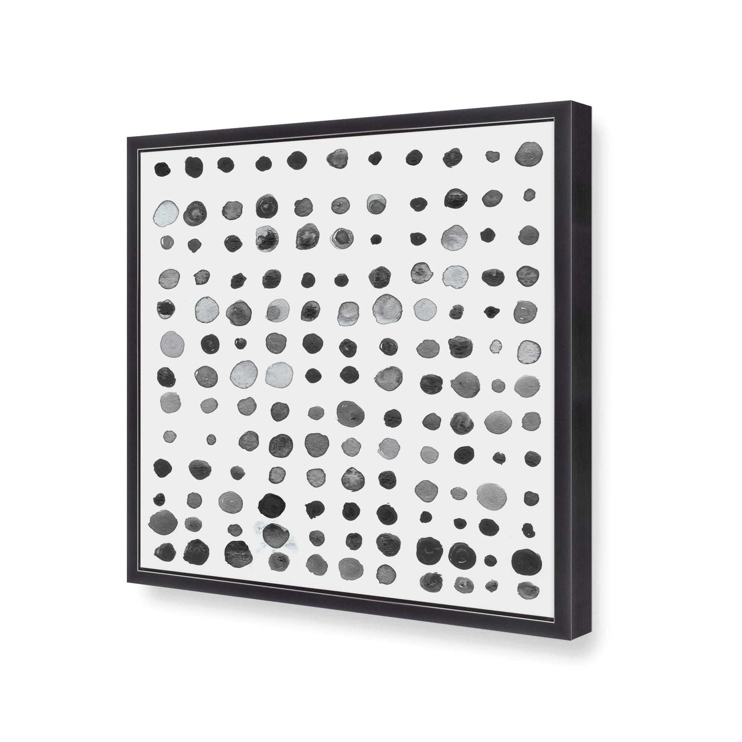[Color:Weathered Zinc], Picture of art in a Weathered Zinc frame at an angle