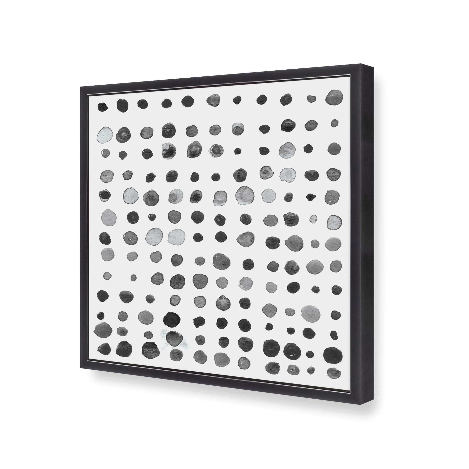[Color:Weathered Zinc], Picture of art in a Weathered Zinc frame at an angle