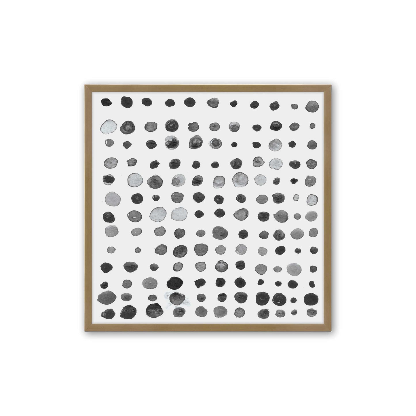 [Color:Brushed Gold], Picture of art in a Brushed Gold frame