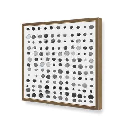 [Color:Brushed Gold], Picture of art in a Brushed Gold frame at an angle