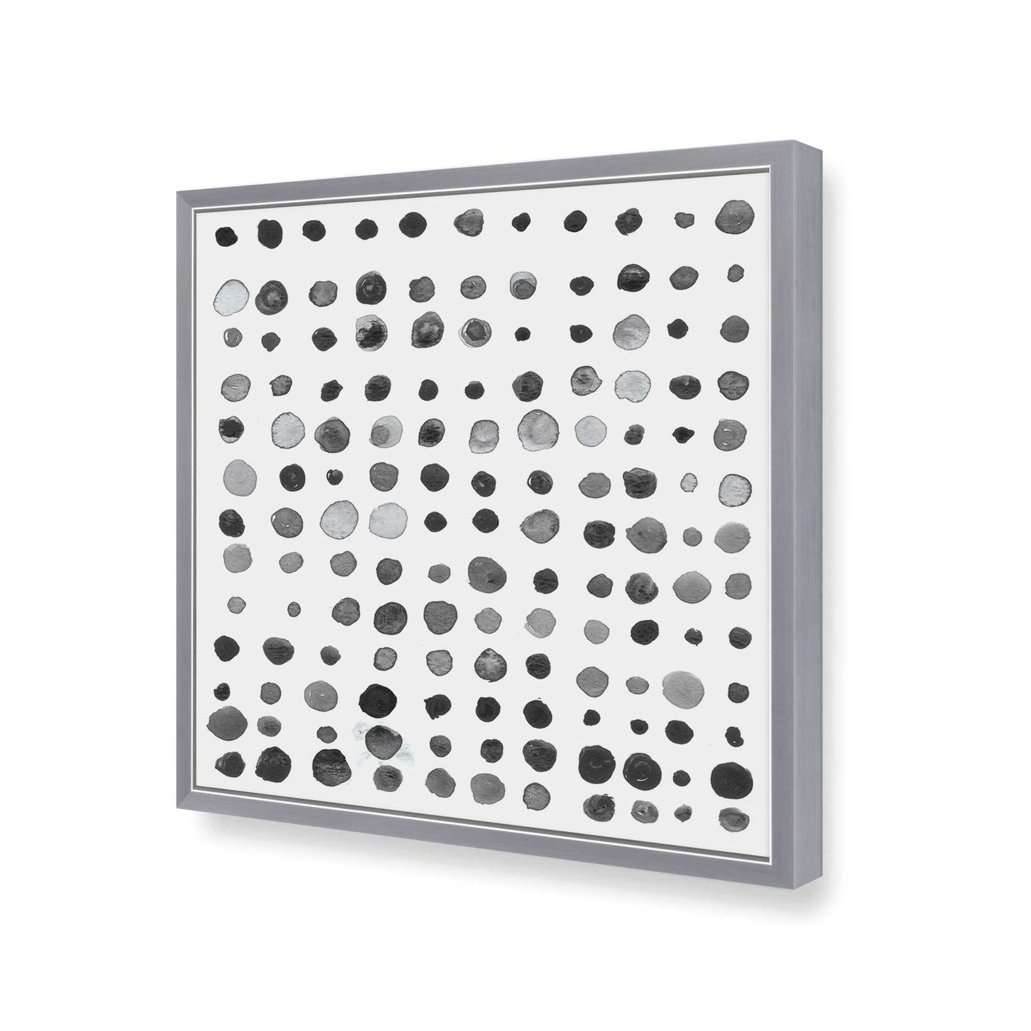 [Color:Polished Chrome], Picture of art in a Polished Chrome frame at an angle