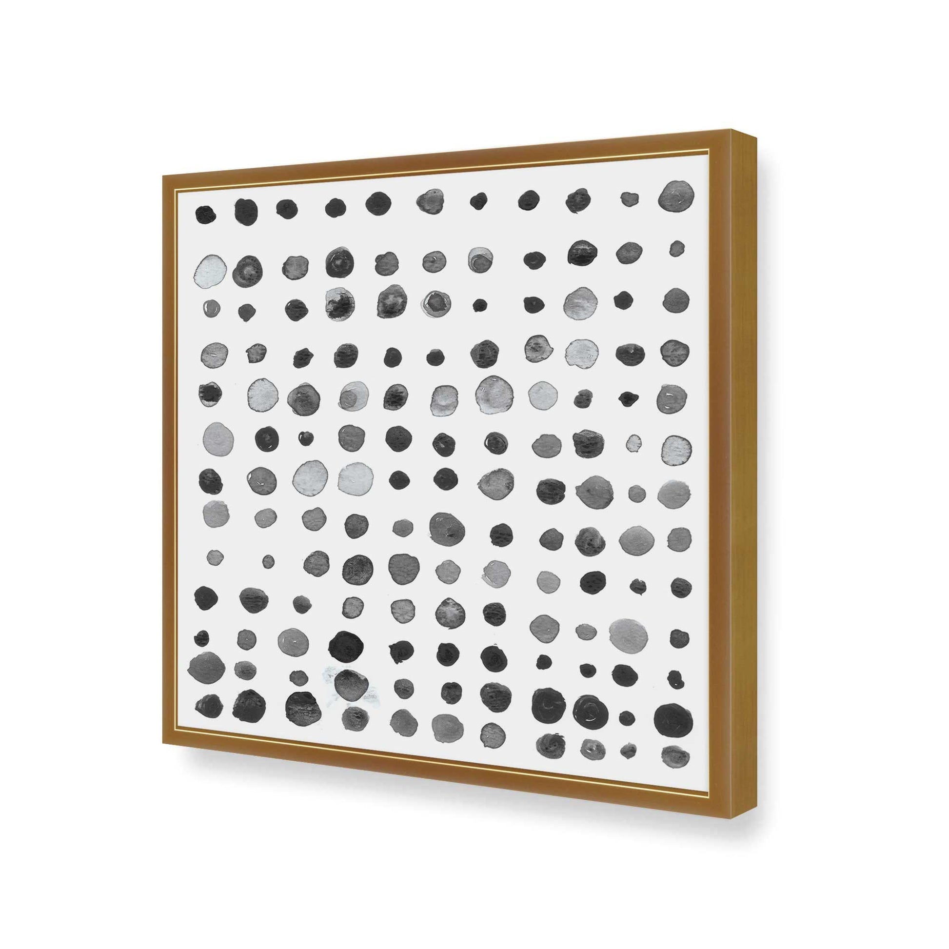 [Color:Polished Gold], Picture of art in a Polished Gold frame at an angle