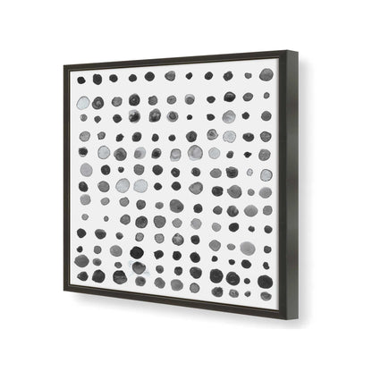 [Color:Satin Black], Picture of art in a Satin Black frame at an angle