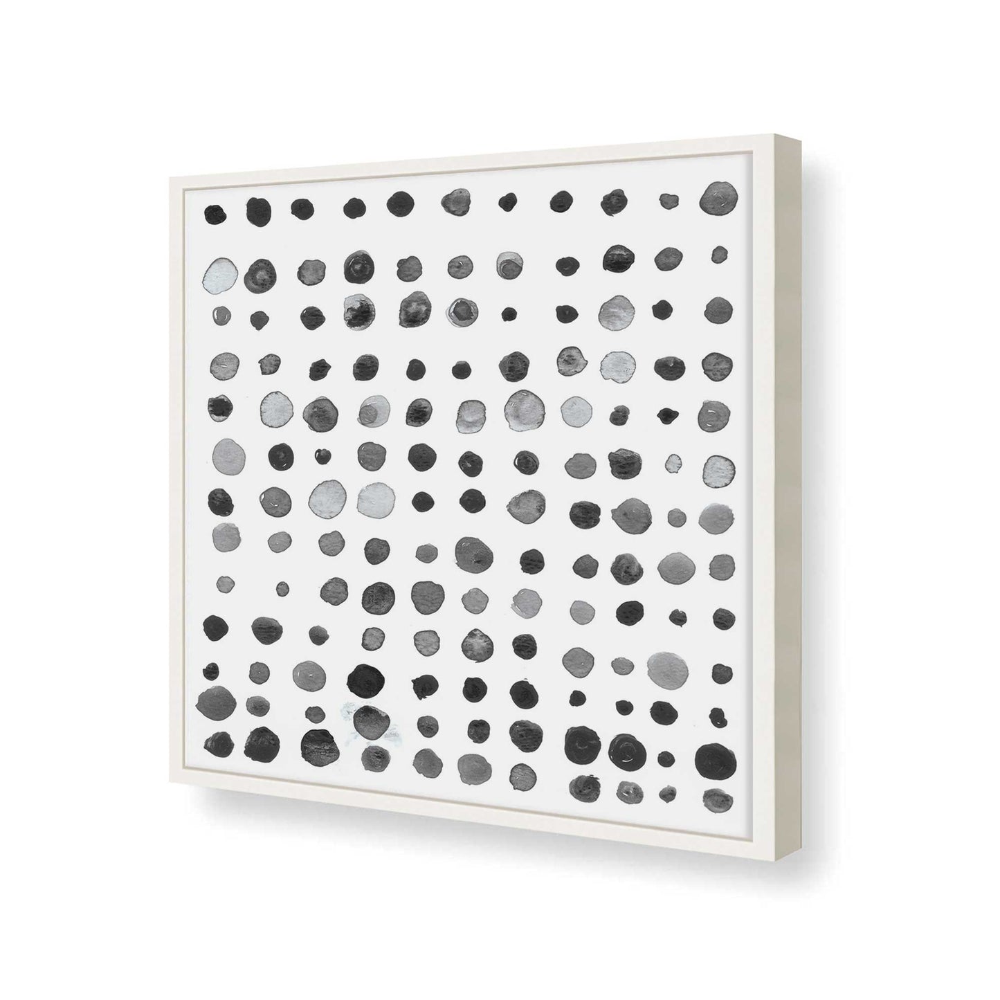 [Color:Opaque White], Picture of art in a Opaque White frame at an angle
