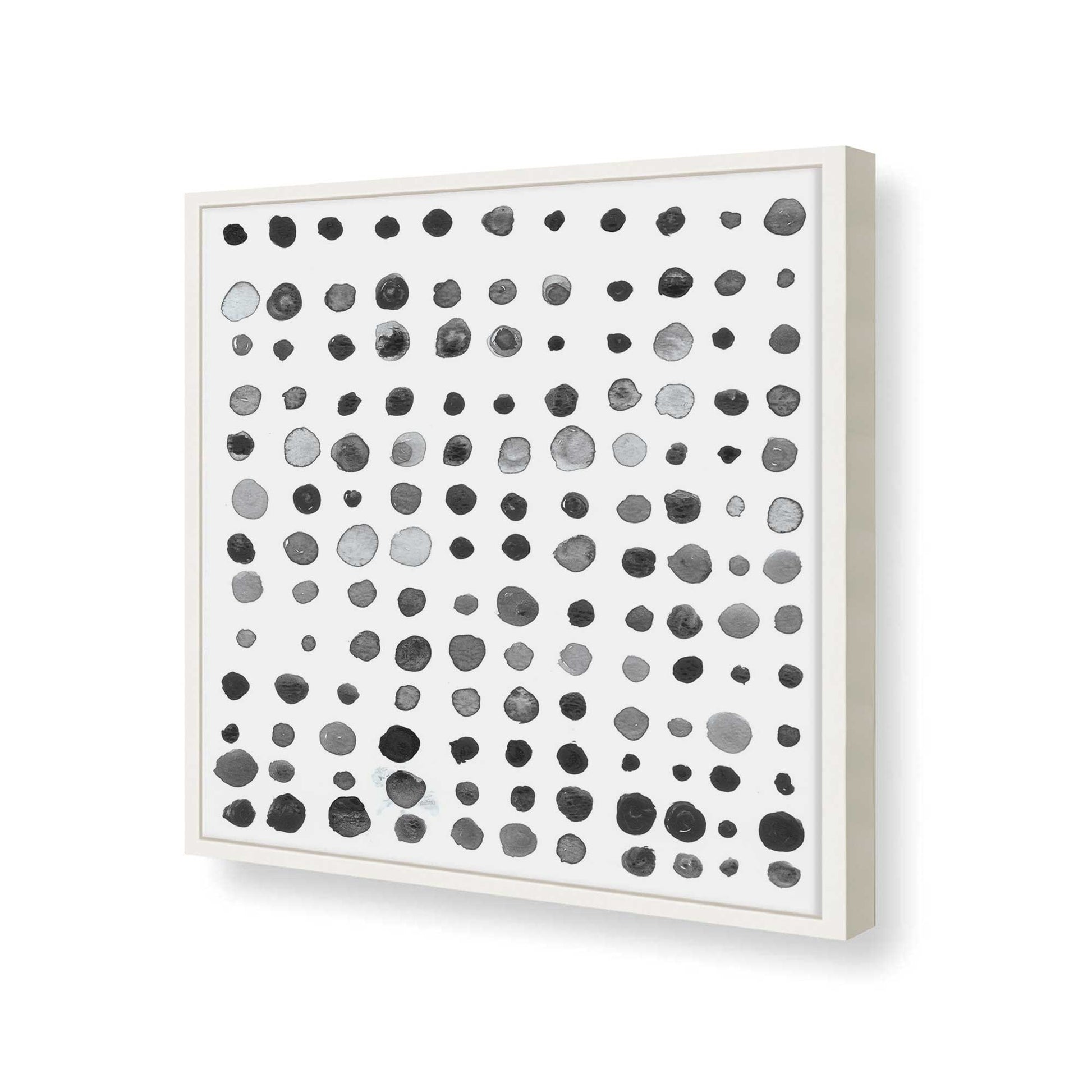 [Color:Opaque White], Picture of art in a Opaque White frame at an angle