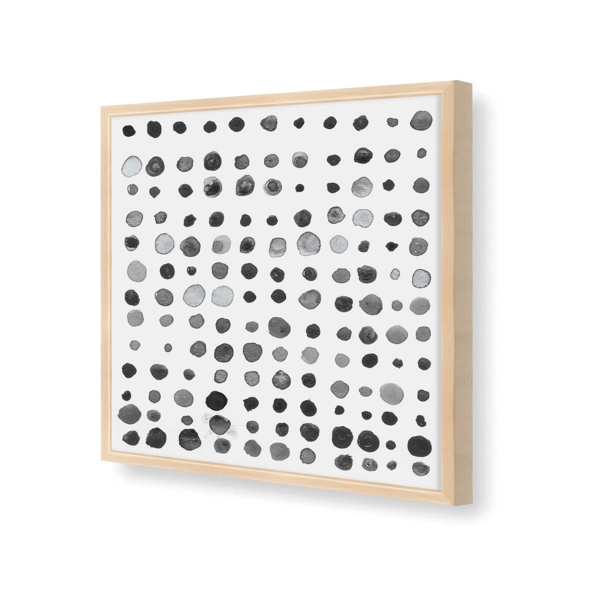 [Color:Raw Maple], Picture of art in a Raw Maple frame at an angle