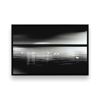 [Color:Satin Black], Picture of art in a Satin Black frame