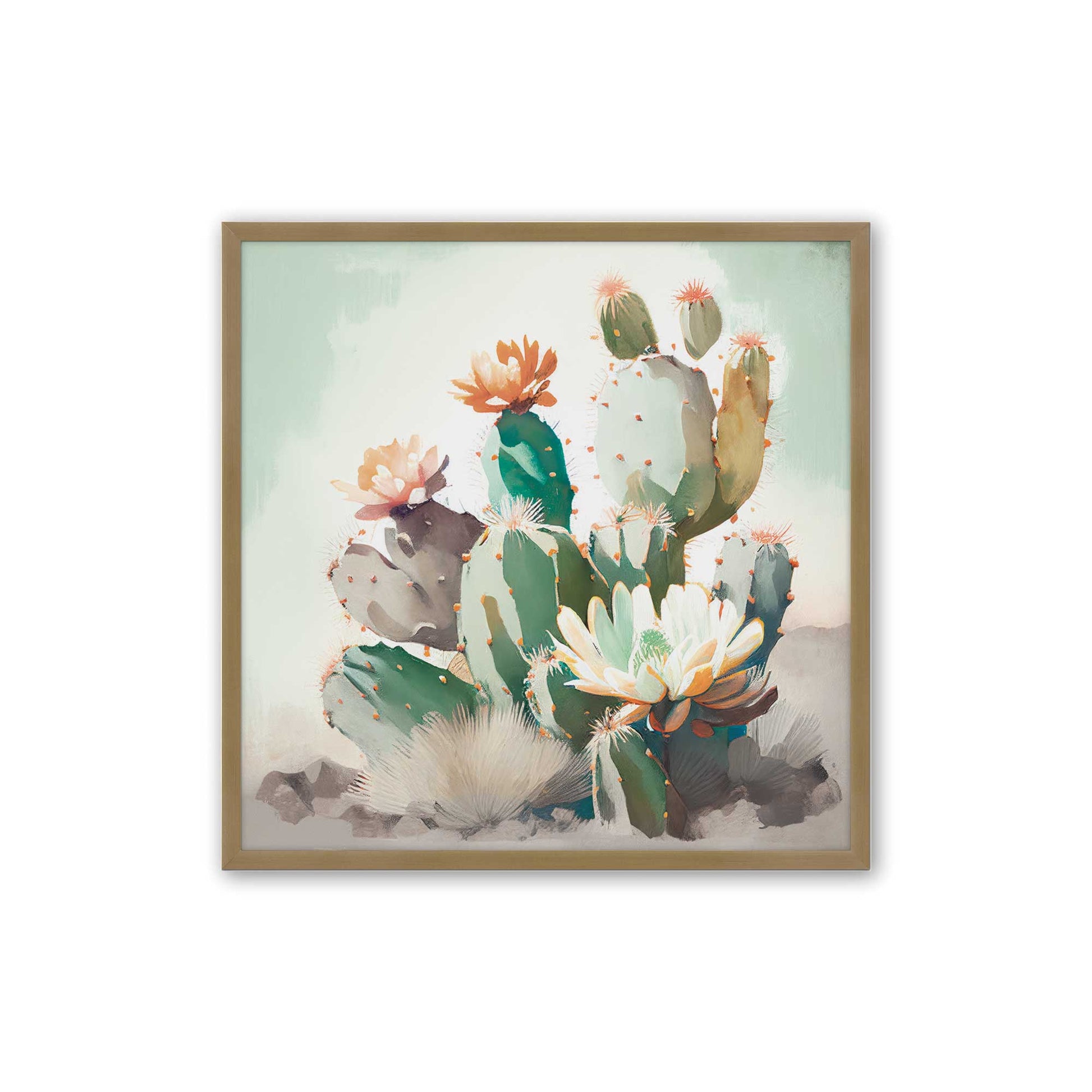 [Color:Brushed Gold], Picture of art in a Brushed Gold frame