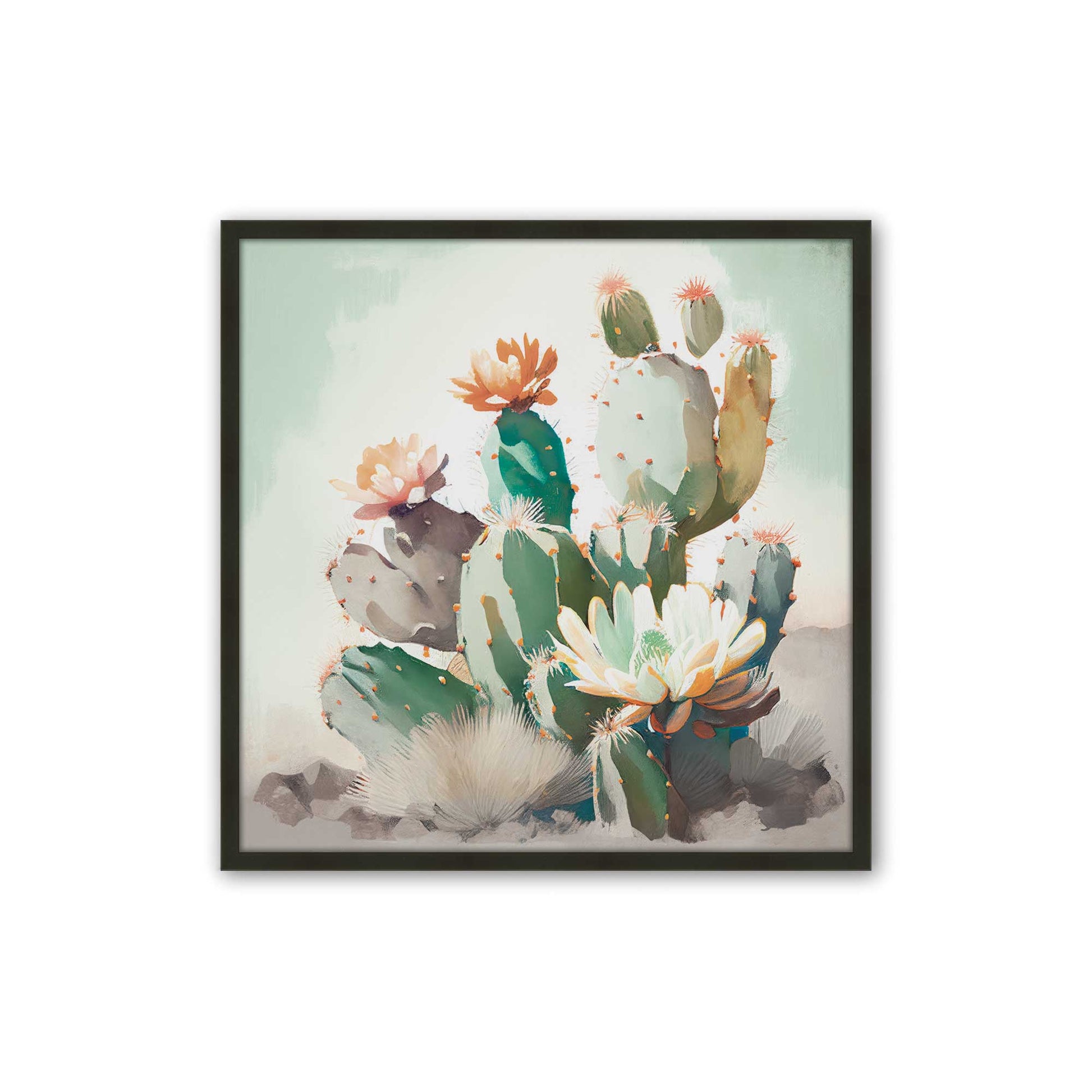 [Color:Satin Black], Picture of art in a Satin Black frame