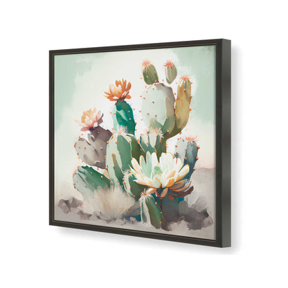 [Color:Satin Black], Picture of art in a Satin Black frame at an angle