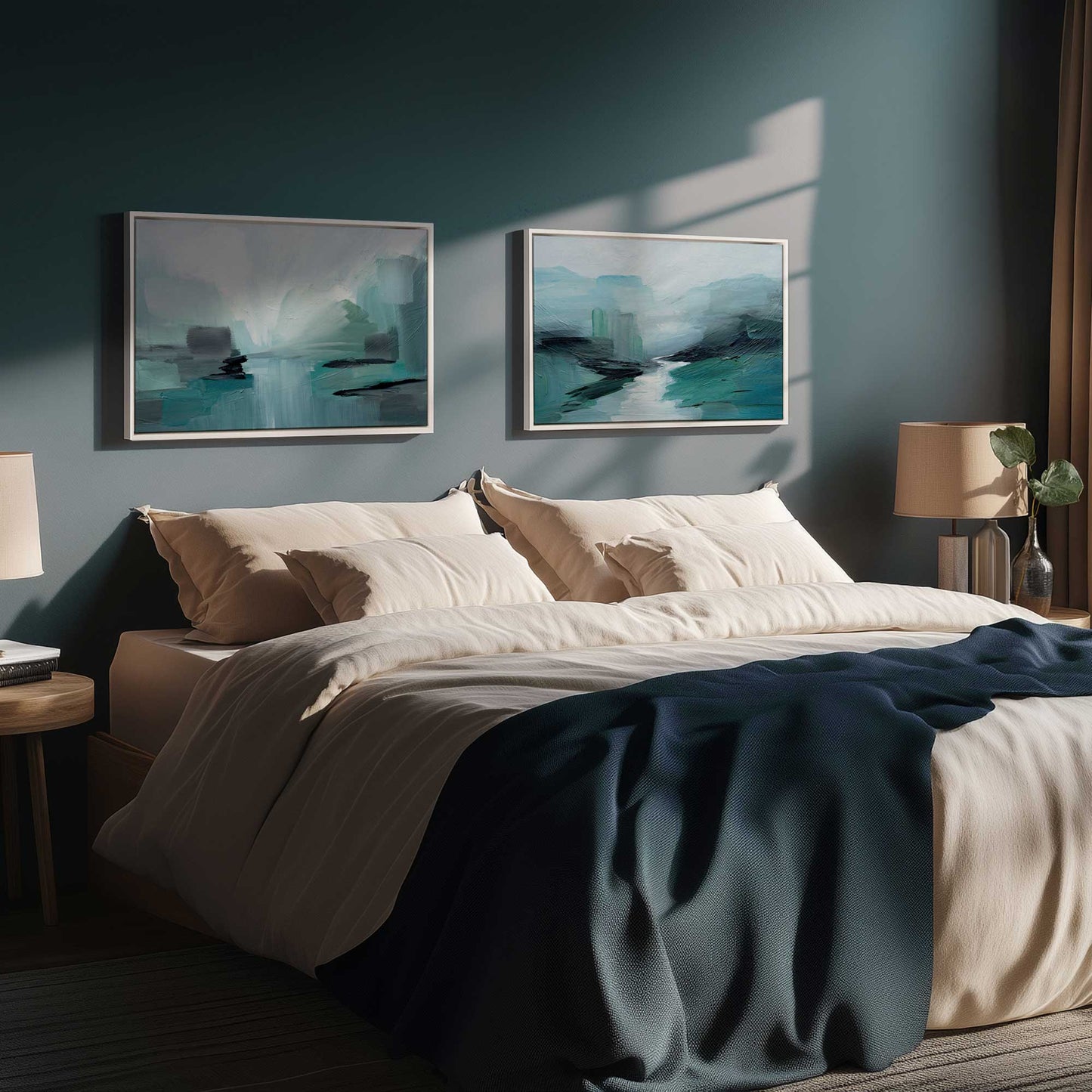 [Color:Opaque White], Picture of art in a White frame