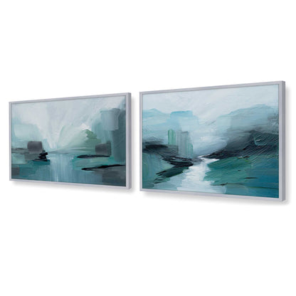 [Color:Polished Chrome], Picture of art in a Polished Chrome frame at an angle