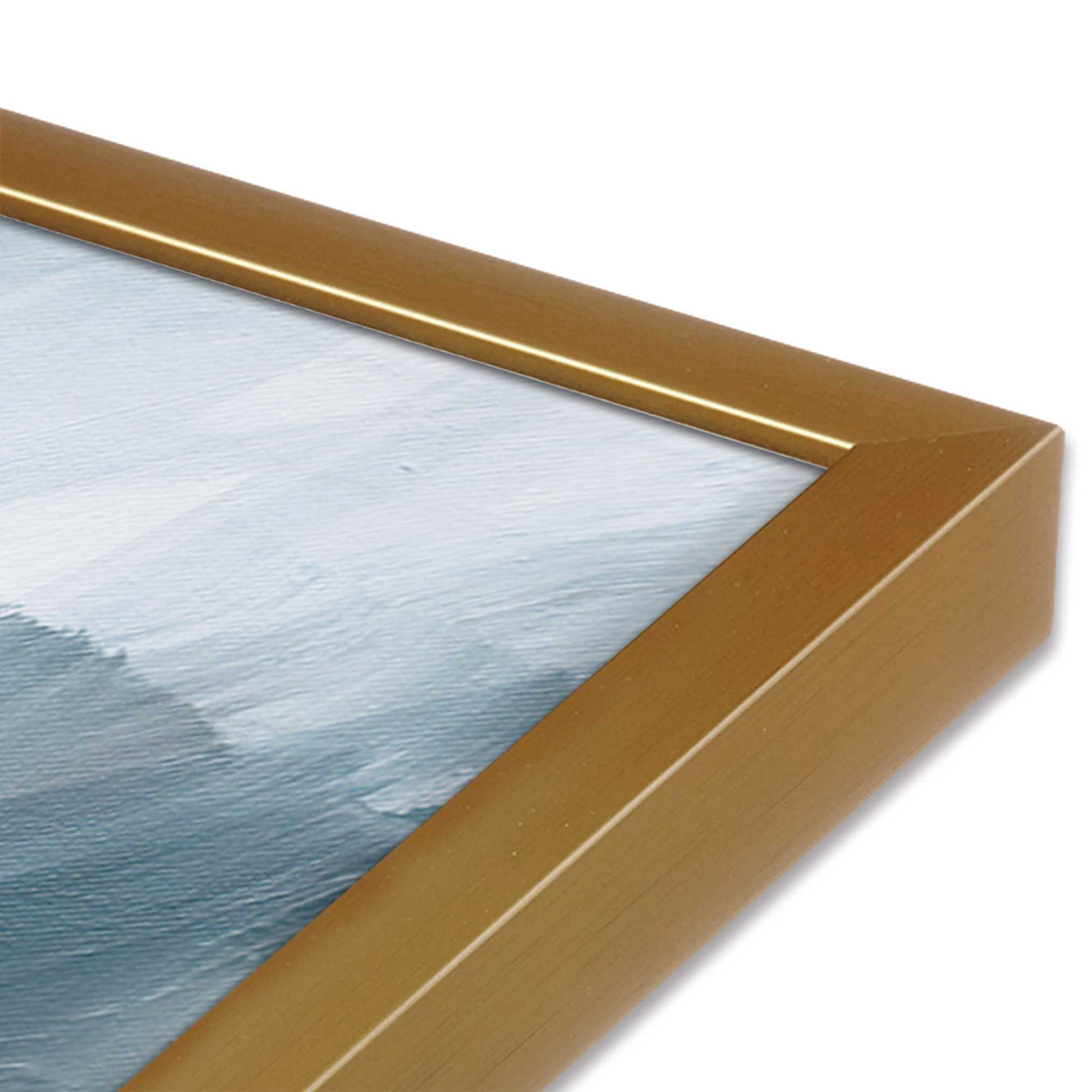 [Color:Polished Gold], Picture of art in a Polished Gold frame of the corner