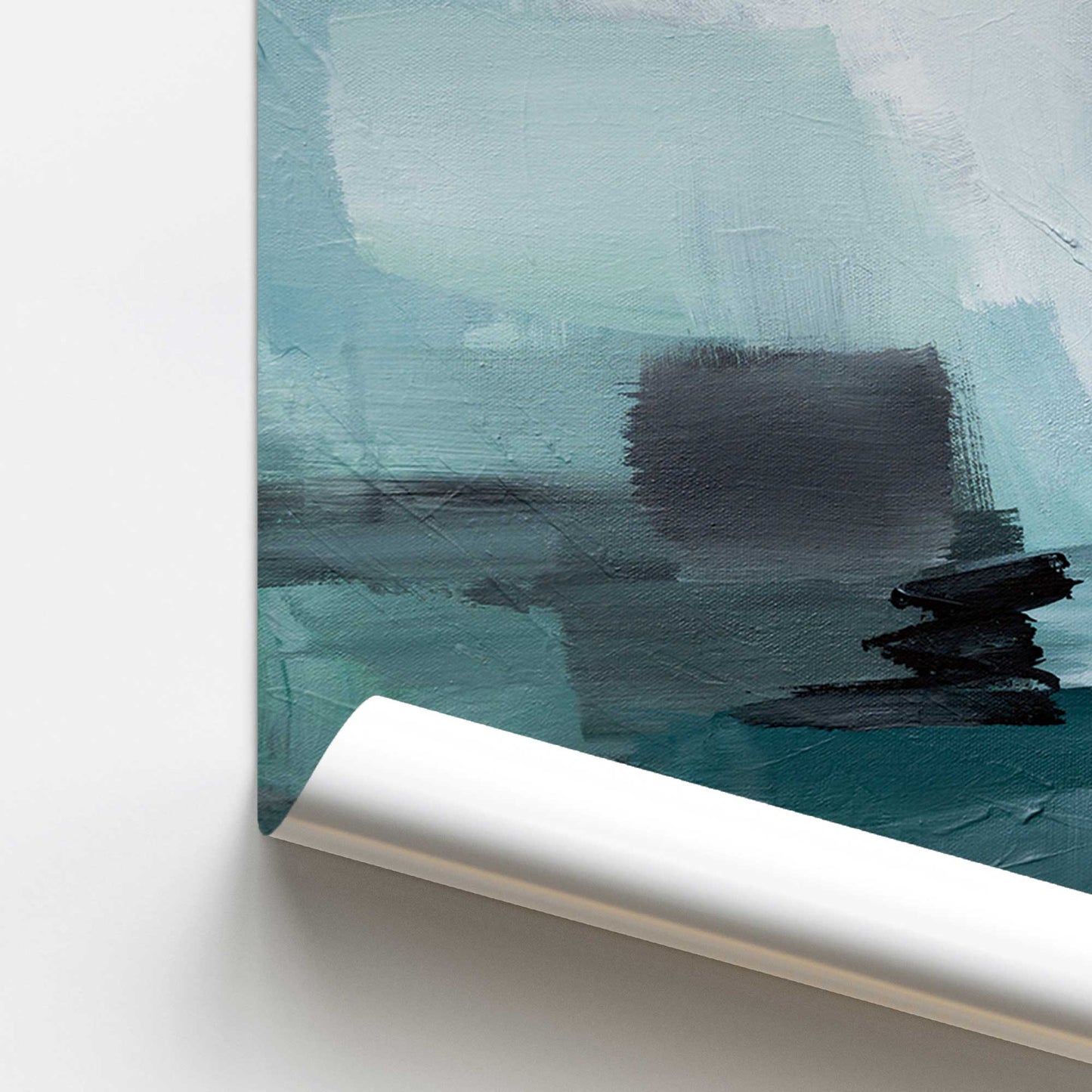 [color:Rolled Print], Picture of close up of art