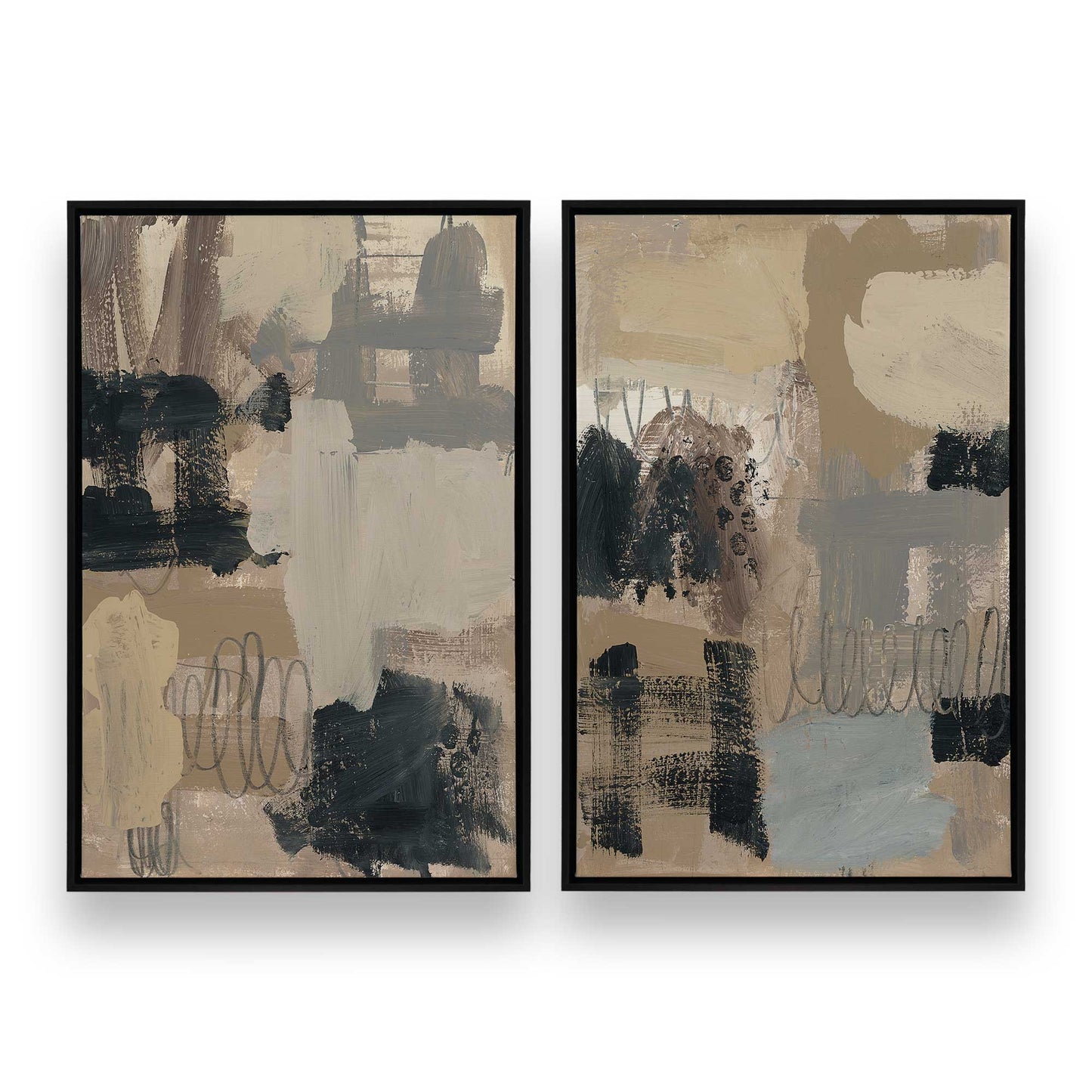 [Color:Satin Black], Picture of art in a Satin Black frame