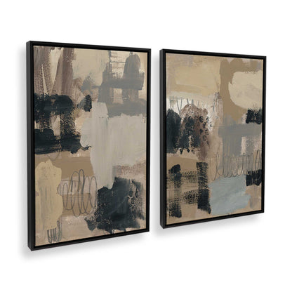 [Color:Satin Black], Picture of art in a Satin Black frame at an angle