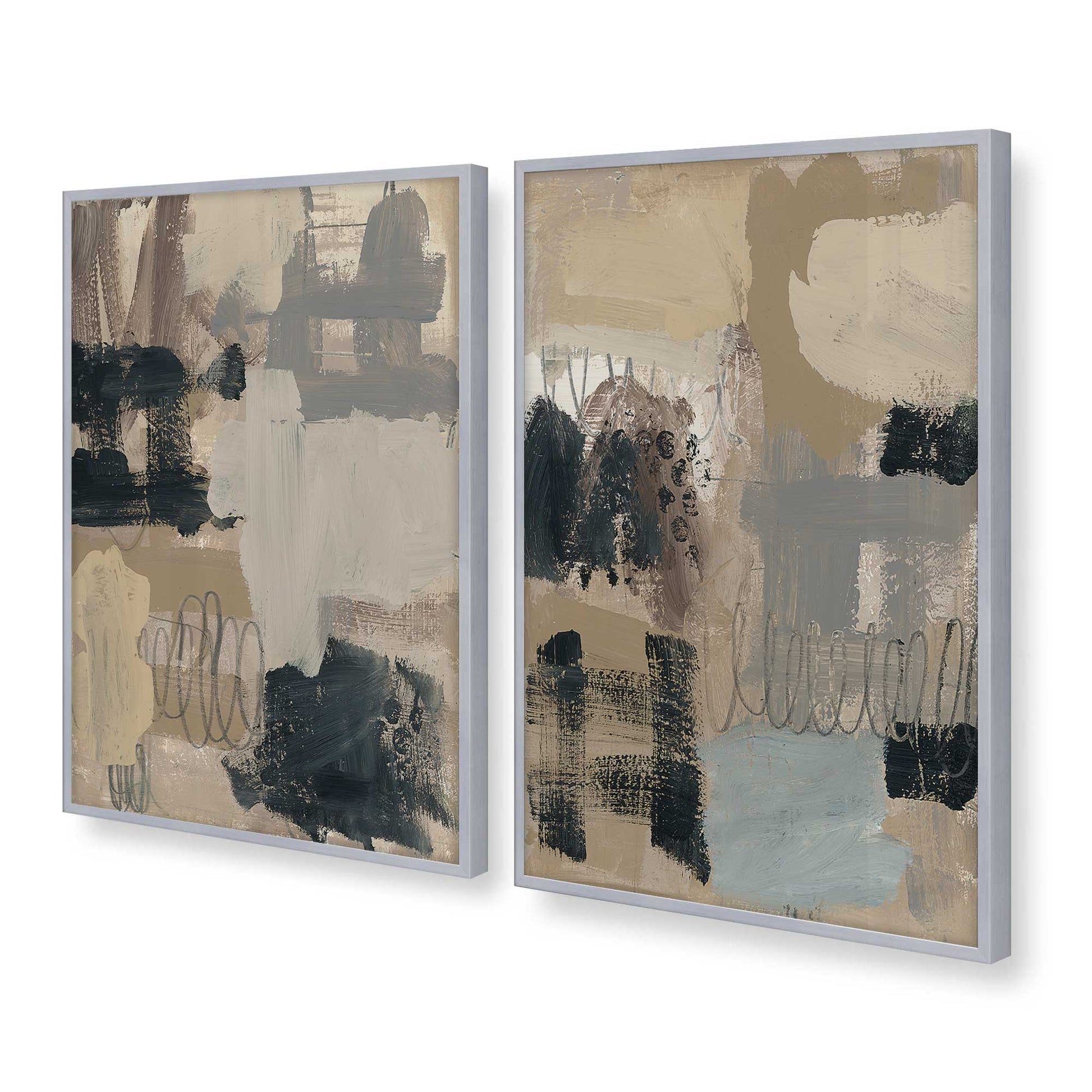 [Color:Polished Chrome], Picture of art in a Polished Chrome frame at an angle