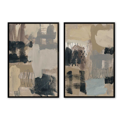 [Color:Satin Black], Picture of art in a Satin Black frame