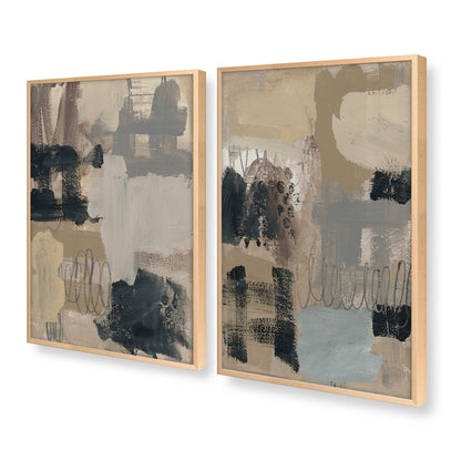 [Color:Raw Maple], Picture of art in a Raw Maple frame at an angle