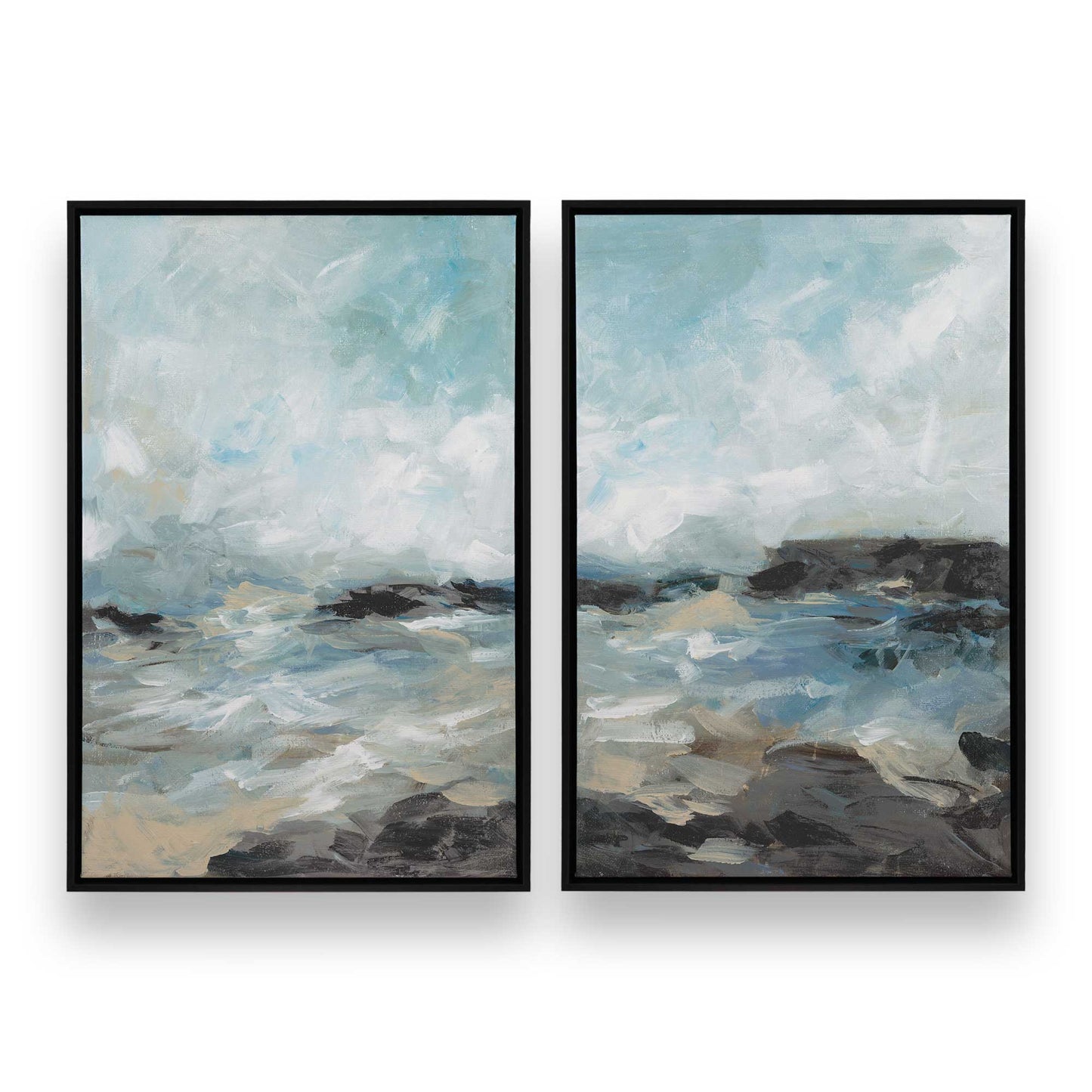 [Color:Satin Black], Picture of art in a Satin Black frame